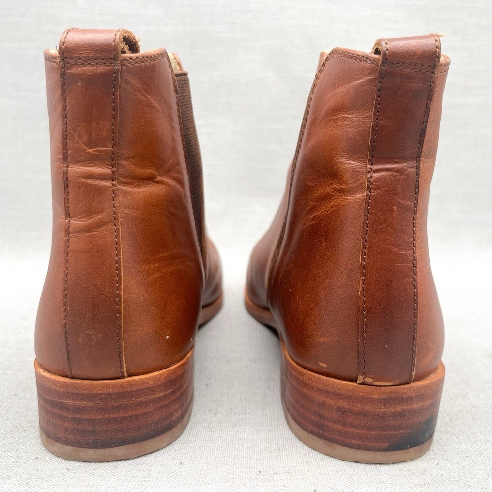 Nisolo Chestnut Leather Ankle Booties - Picture 7 of 14
